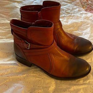 Cobb Hill Waterproof Leather Ankle Boots Women’s 9.5